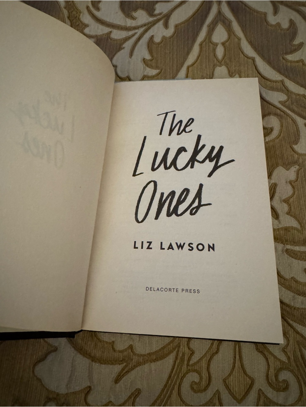 The Lucky Ones by Liz Lawson - Lavender HardCover - Picture 2 of 3